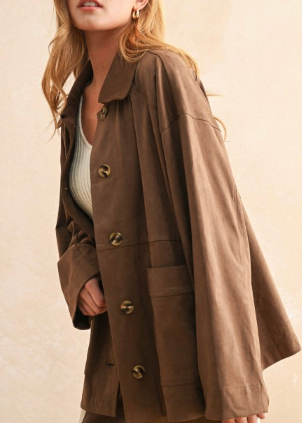 Chocolate Suede Jacket