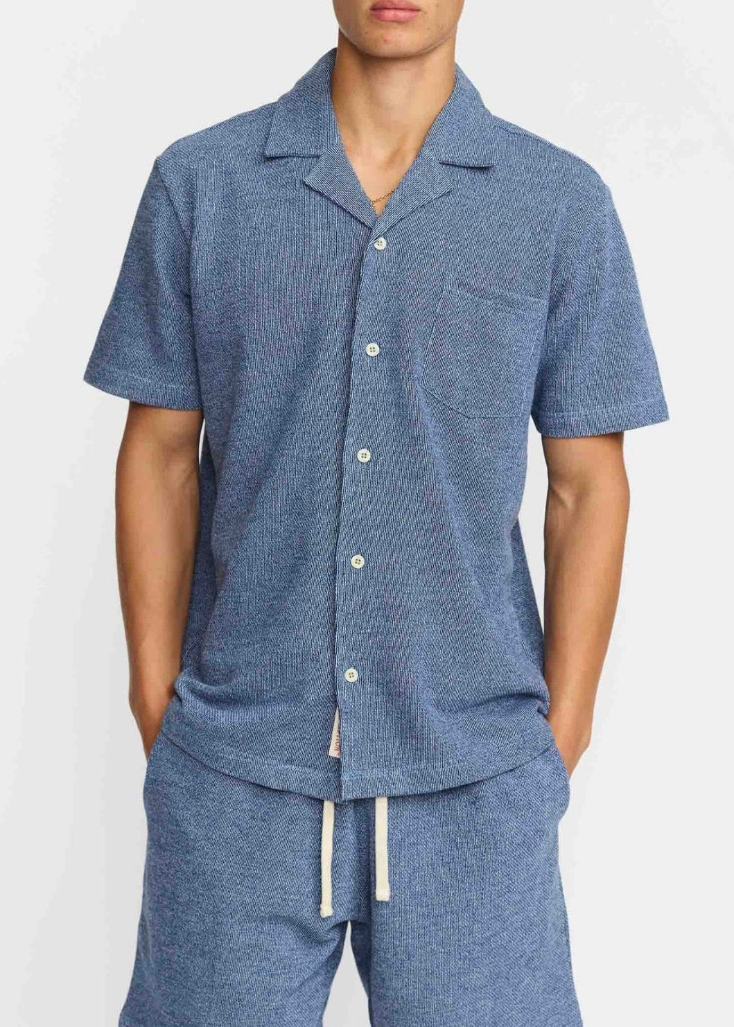 Short-sleeved Cuban Shirt / 3228