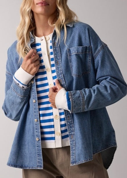 Joni Denim Button Up