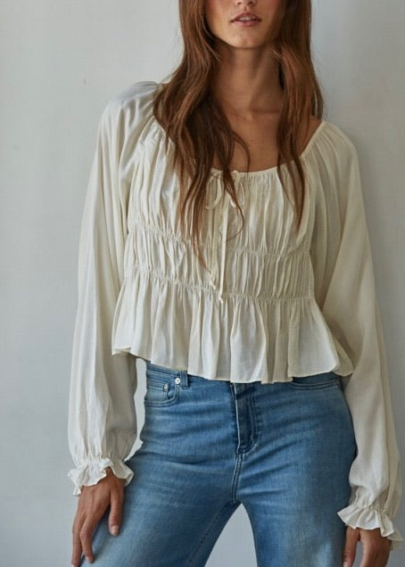 Lainey Ruffle Blouse