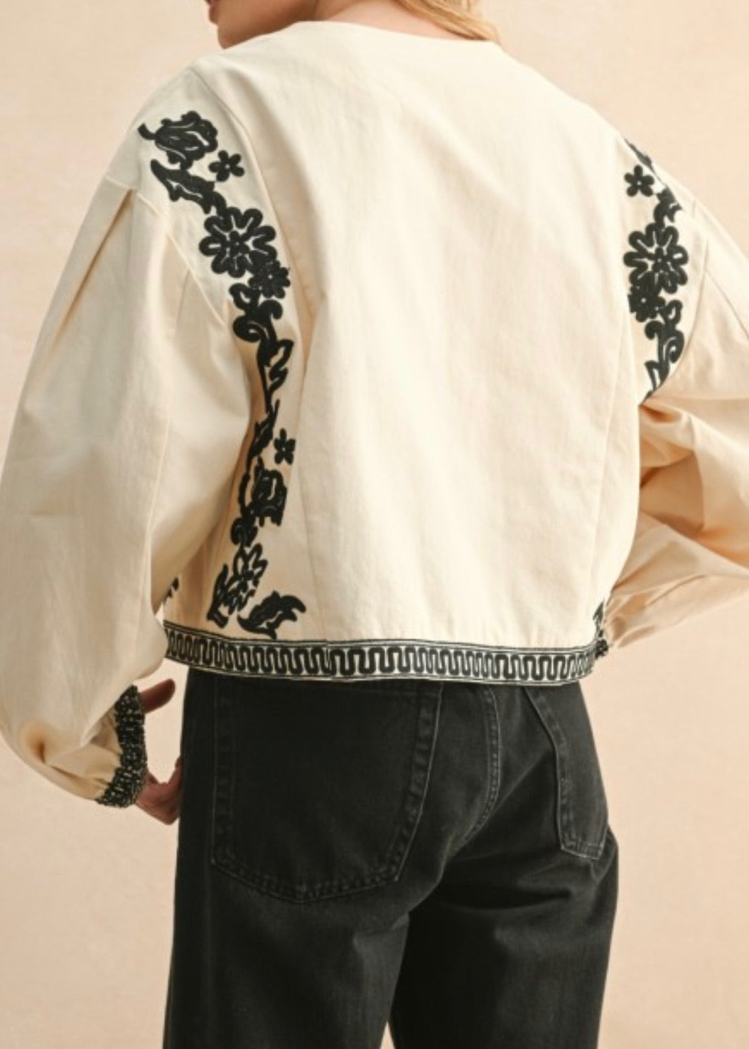 Fiona Floral Patch Jacket