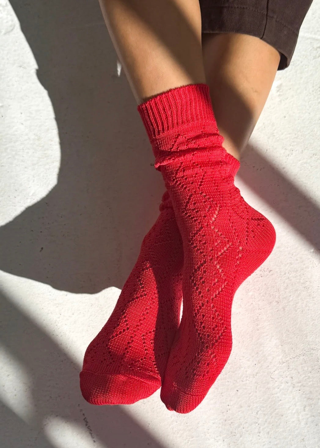Modal Eyelet Socks