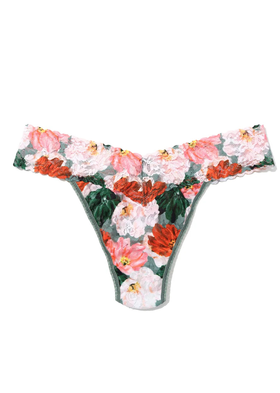 Signature Lace Printed Thong