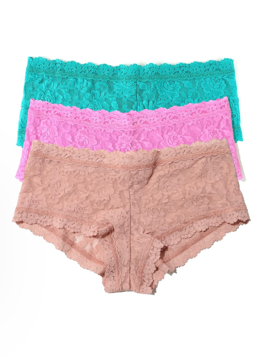 Signature Lace® Boyshort Holiday Cracker 3 Pack