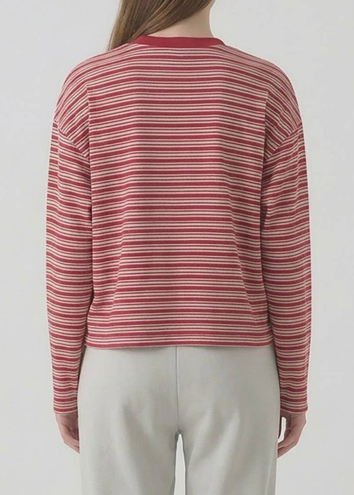 Relaxed Stripped T Shirt