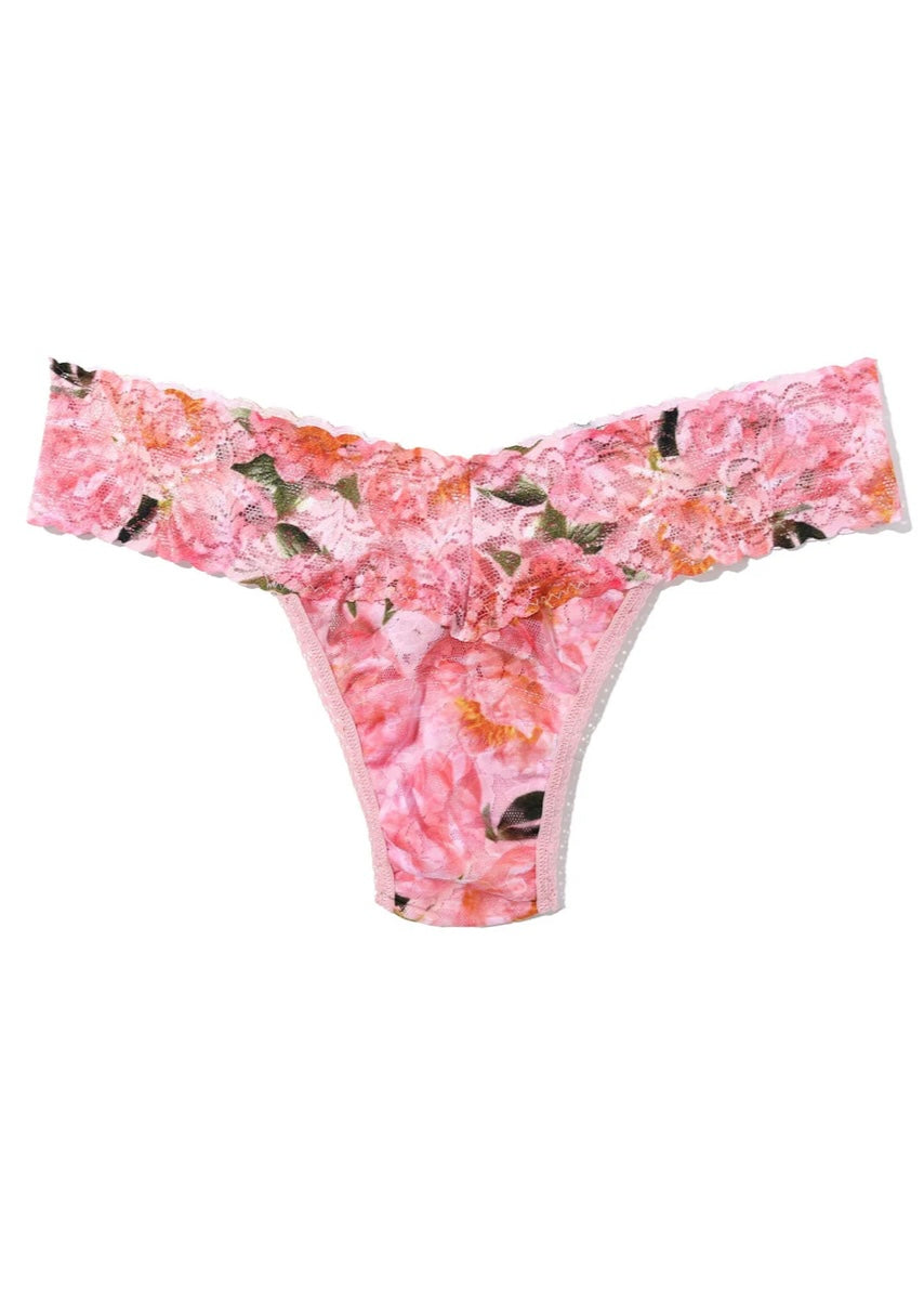 Printed Signature Lace® Thong