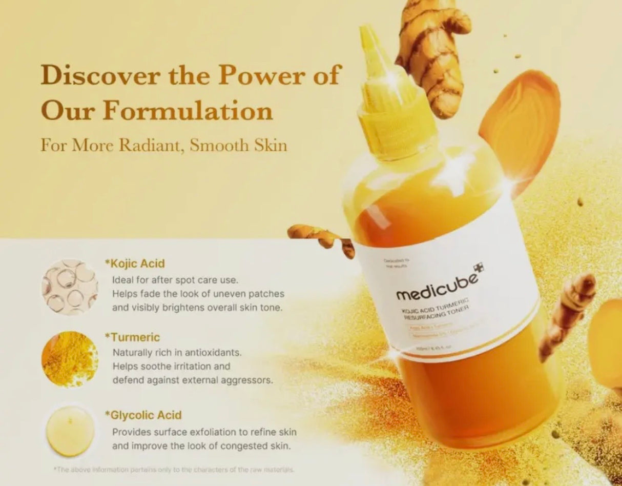 Medicube Kojic Acid Turmeric Resurfacing Toner