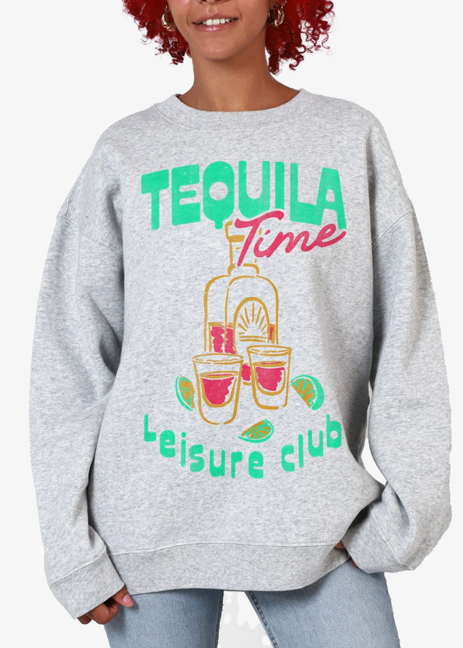 Tequila Time Oversized Crew