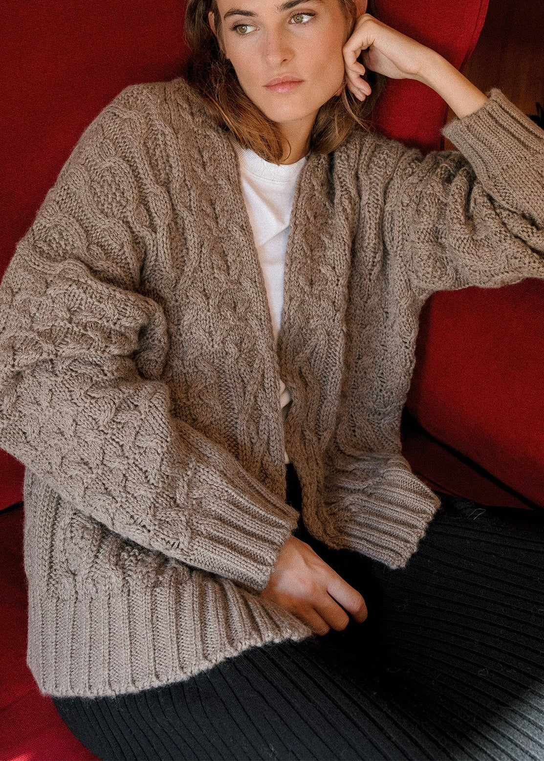 Cable Knit Cardigan