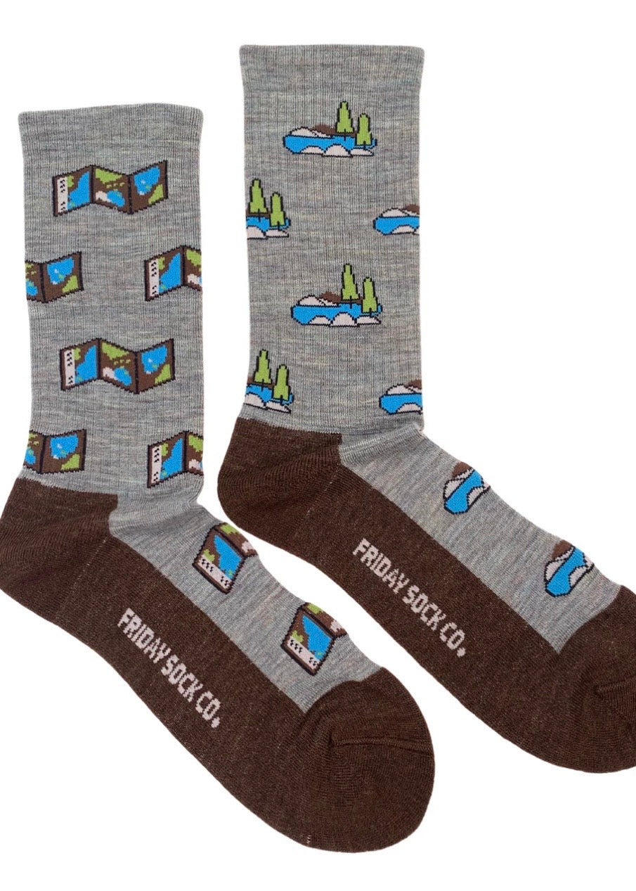 Map & Outdoors Merino Wool Socks