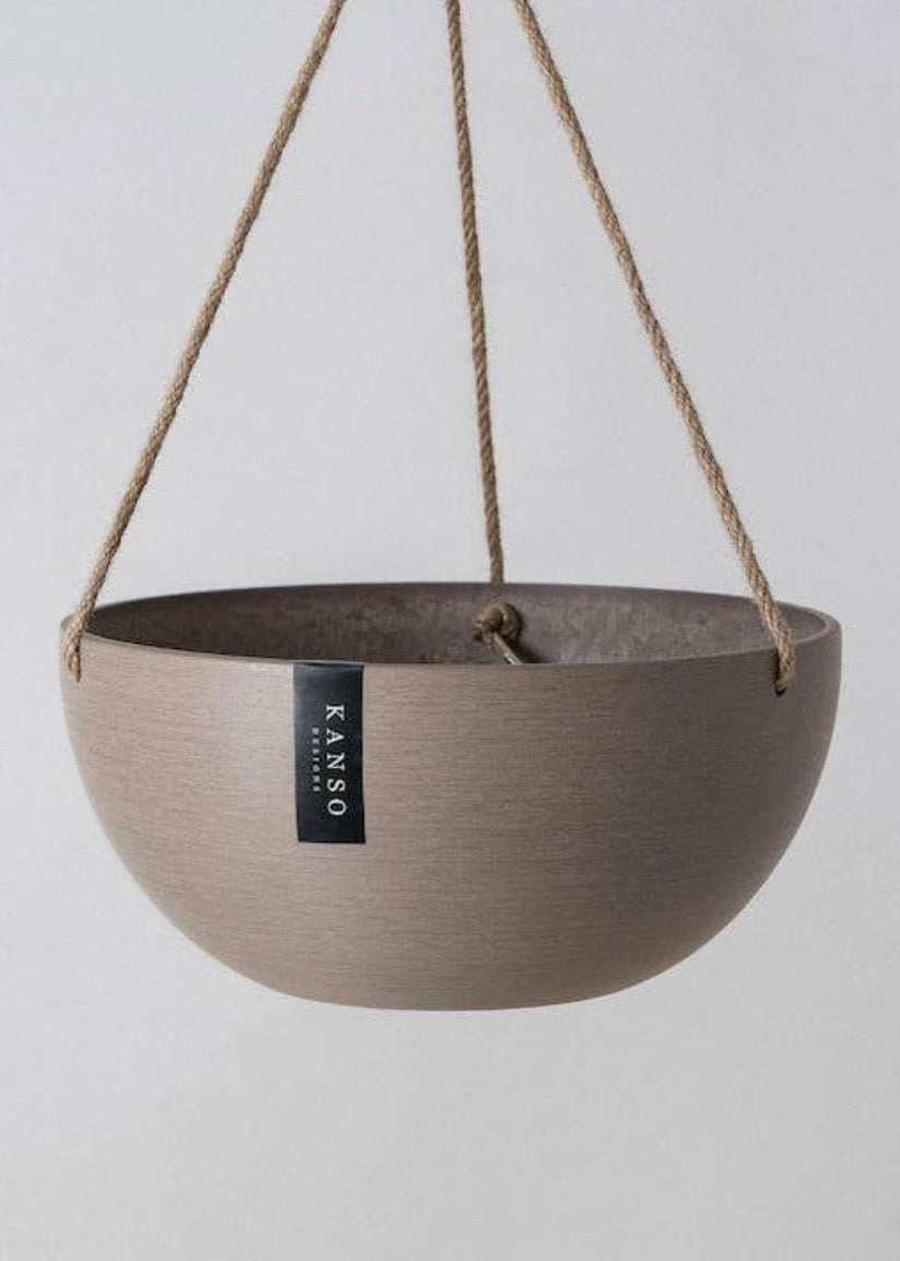 12" Rounded Signature Stone Hanging Planter