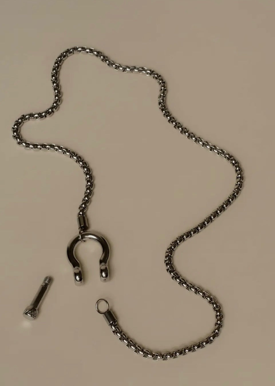 Courtney Box Chain Necklace