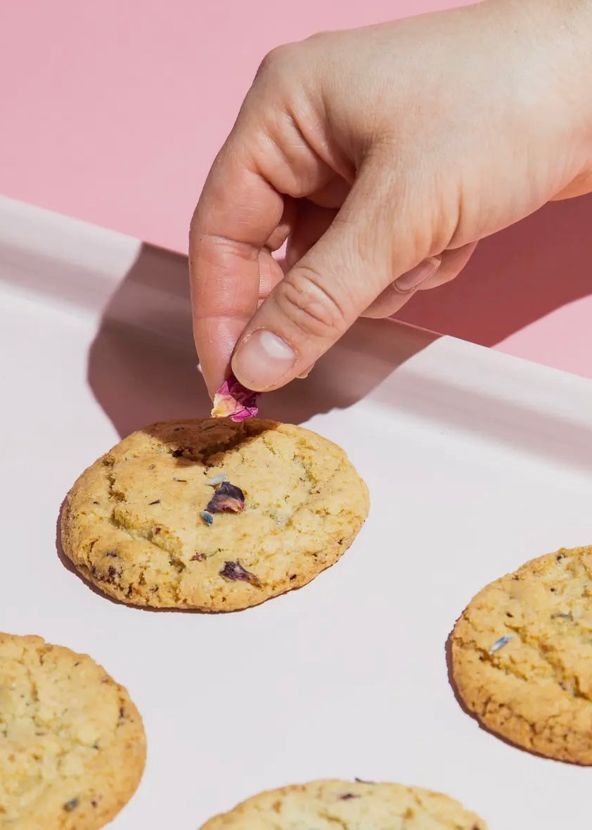 Lavender Rose Cookie