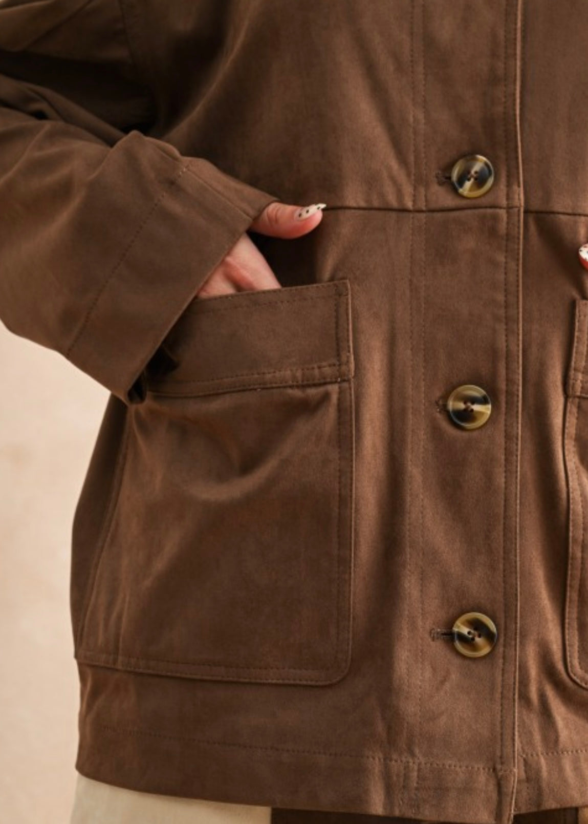 Chocolate Suede Jacket