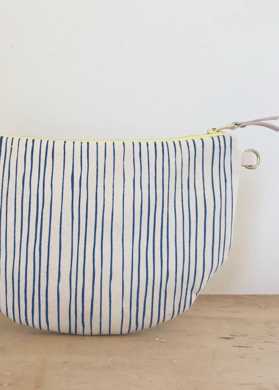 Royal Skinny Stripe Half Moon