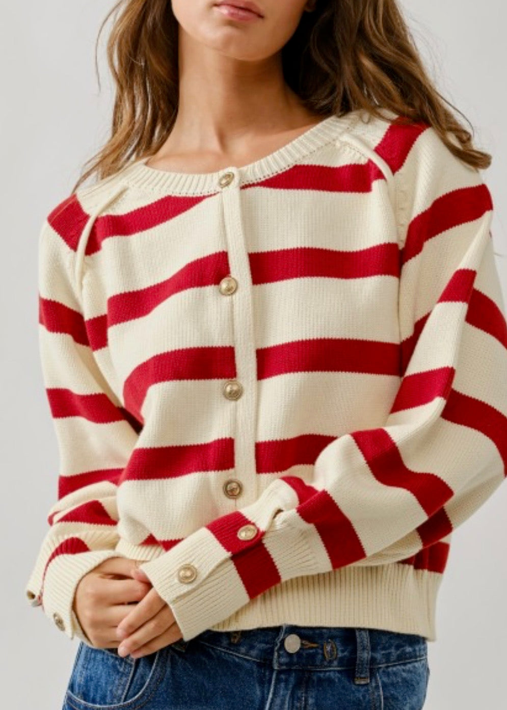 Margo Stripe Cardigan