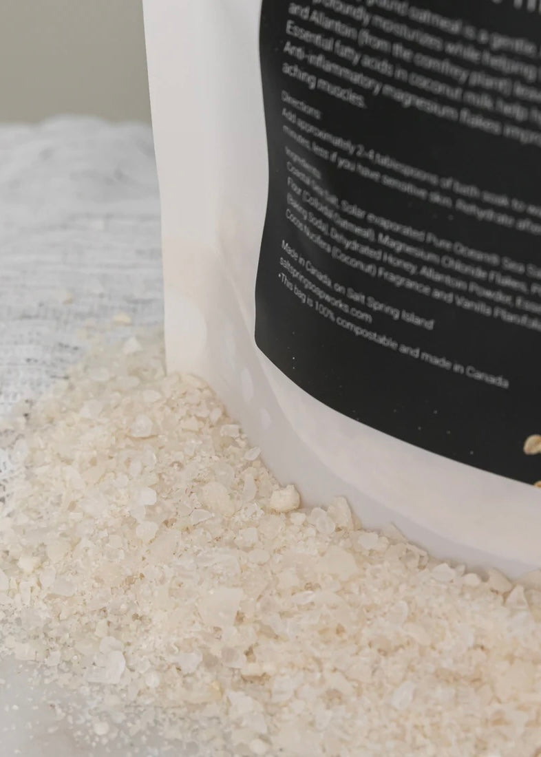 Oatmeal Coconut Milk Therapeutic Soak