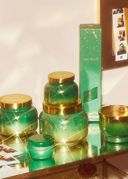 Crystal Pine Glimmer Inverted Candle