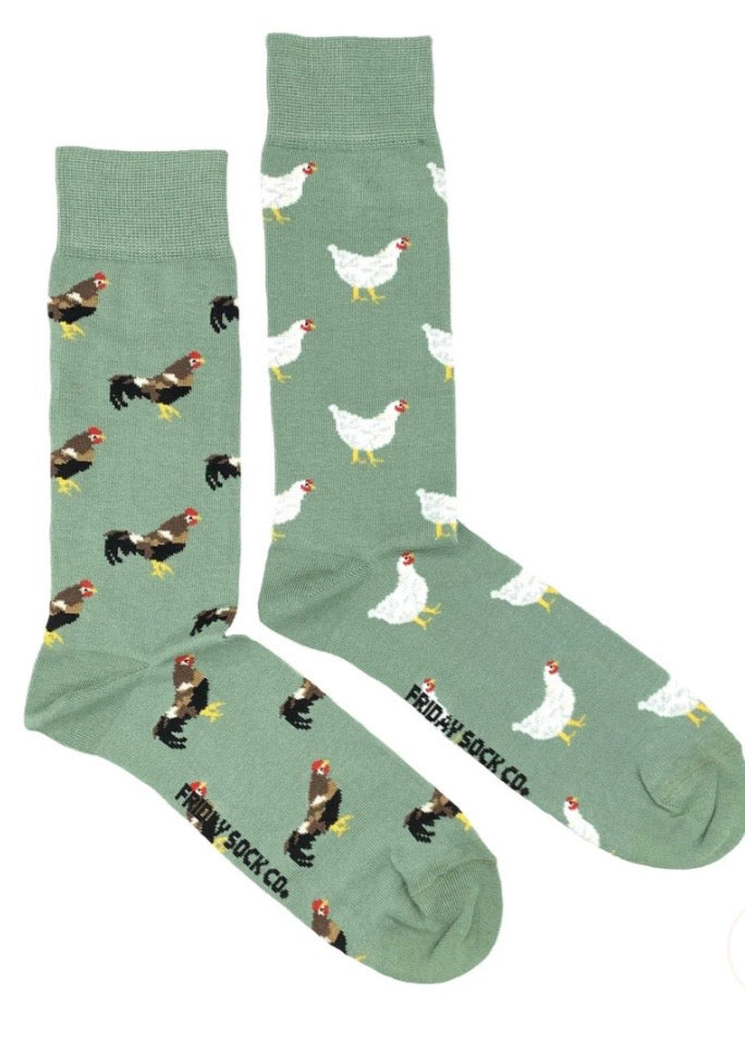 Chicken & Rooster Socks