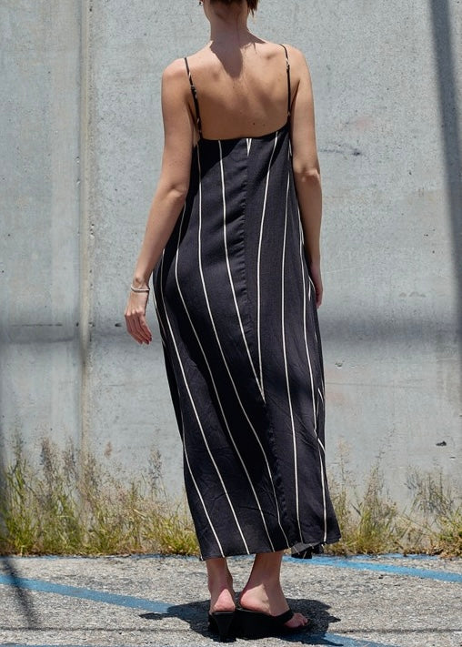 Simone Striped Midi Dress