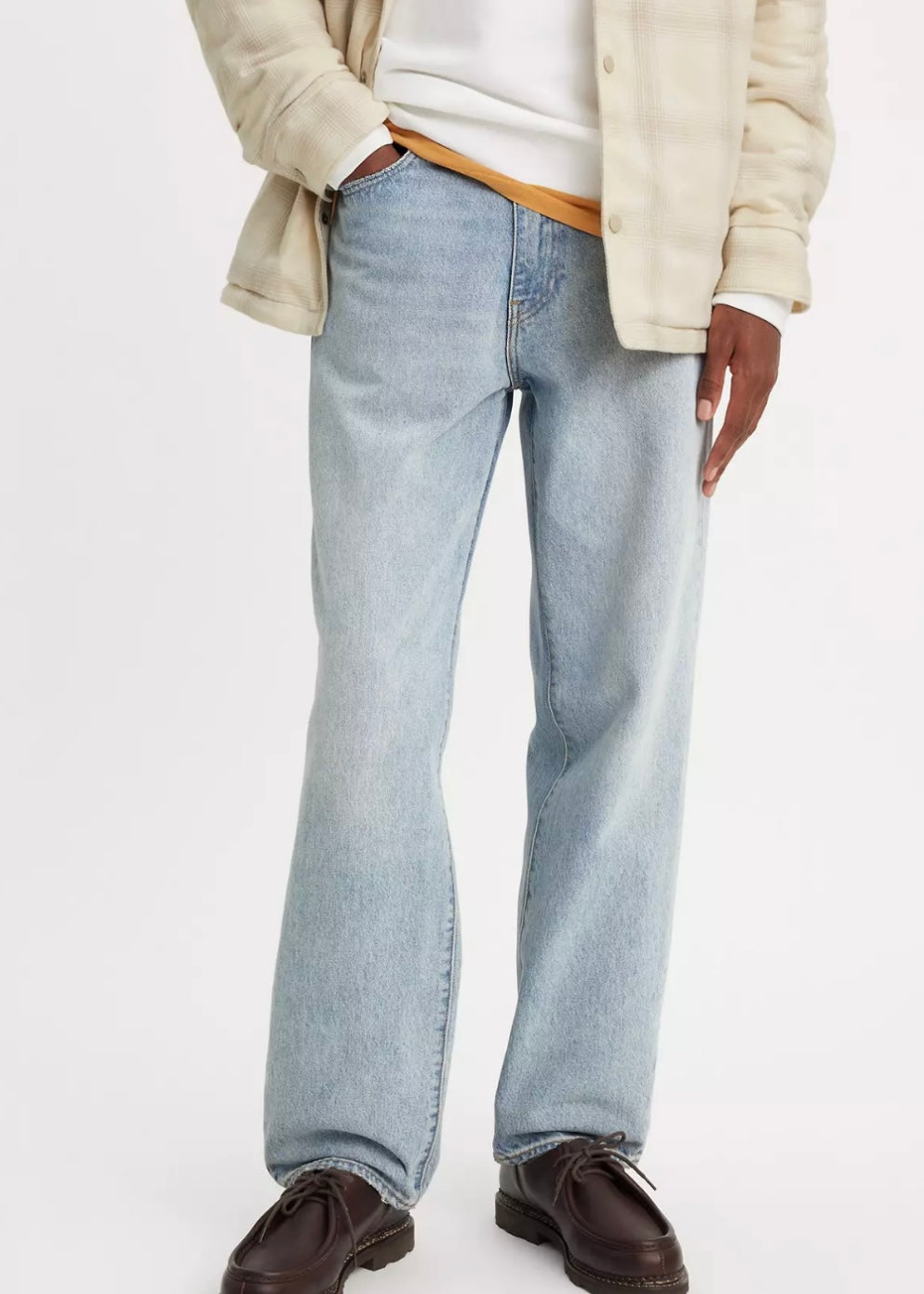 568 Loose Straight Baby Blue Essentials