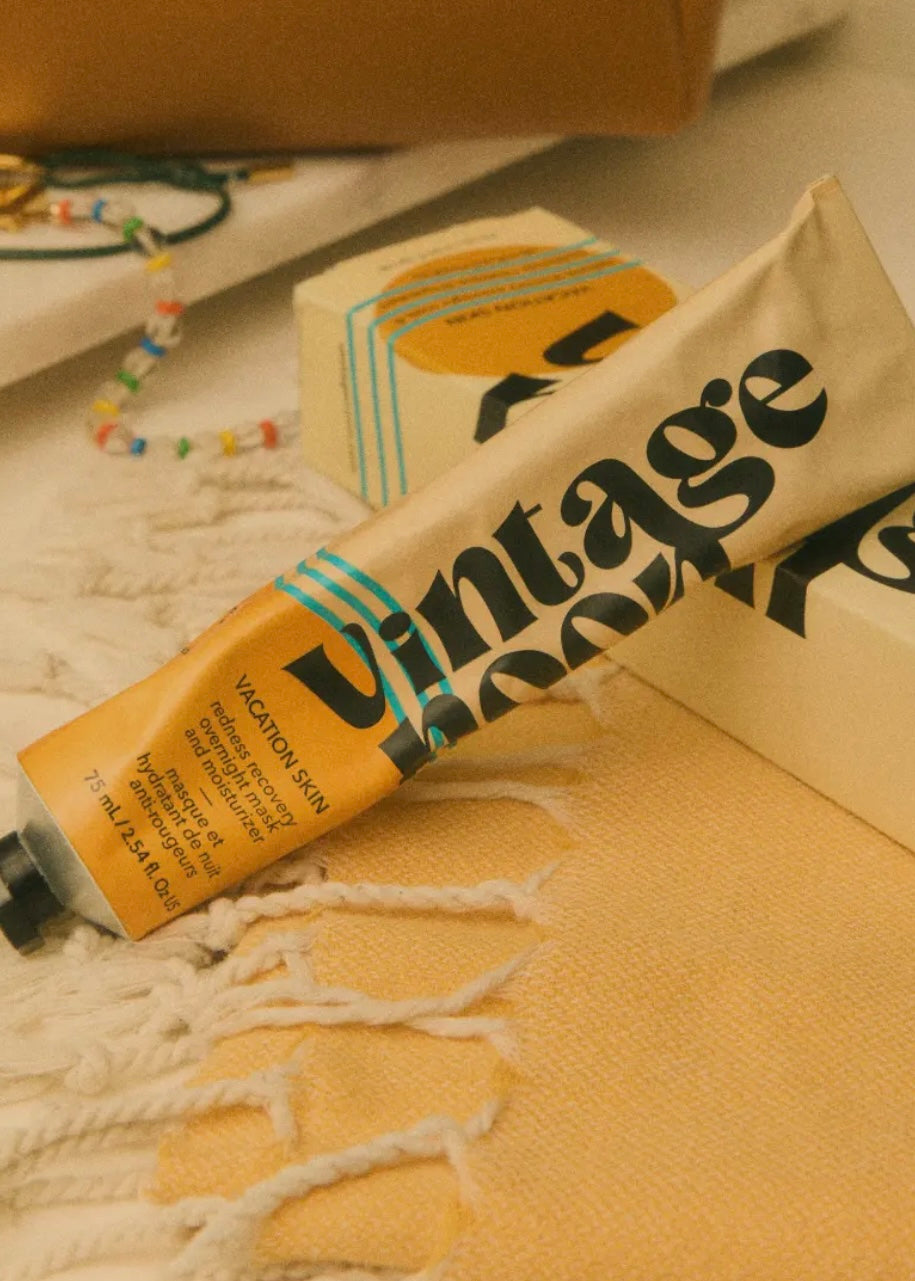 Vacation Skin Redness Recovery Overnight Mask and Moisturizer