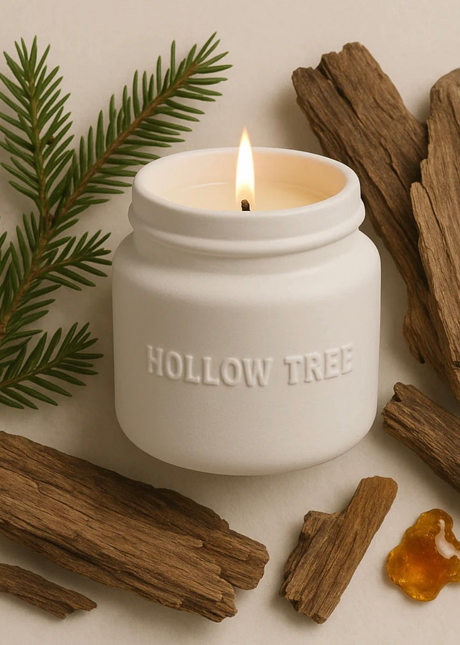 Raven Ceramic Candle