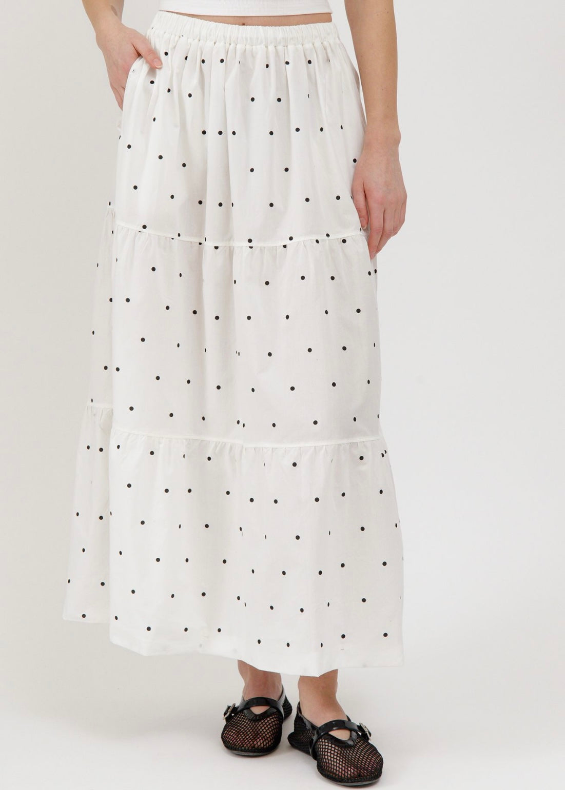 Poplin Long Skirt