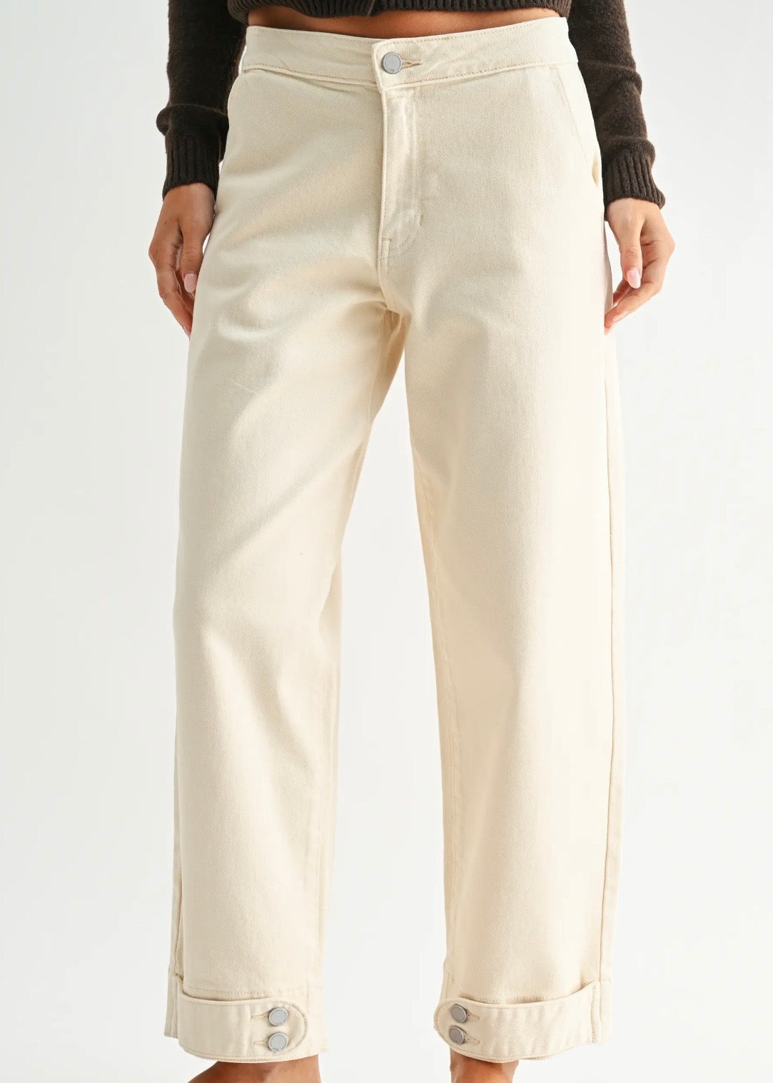 Double Button Hem Barrel