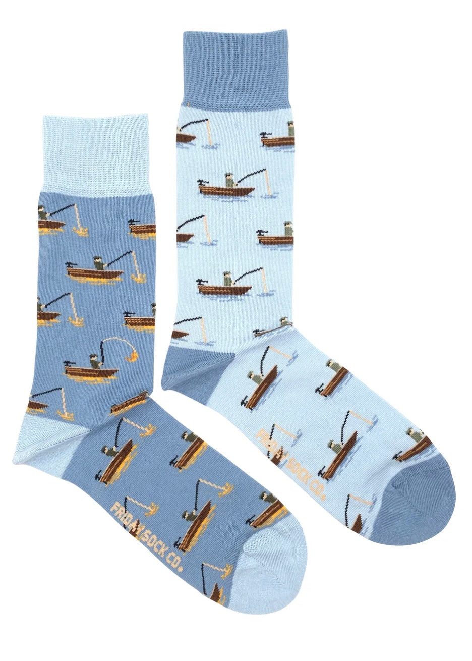Fish & Fisherman Socks