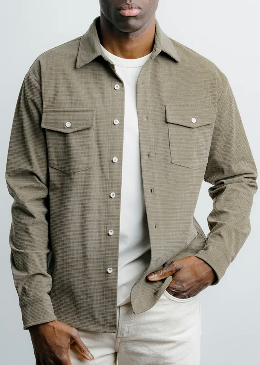 Textured Overshirt