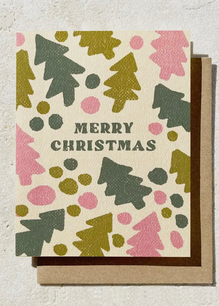 Merry Christmas Tree Card