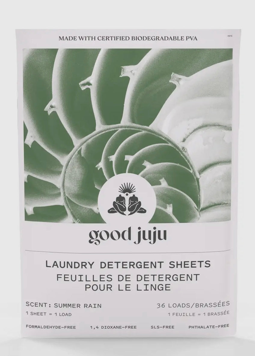 Laundry Detergent Sheets in Summer Rain