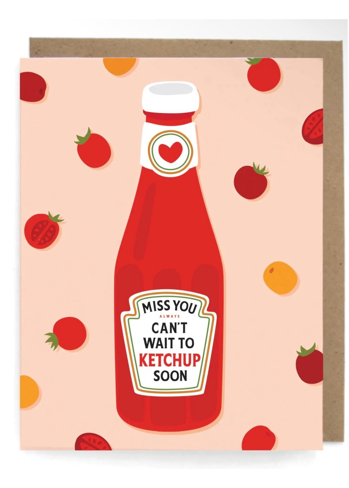 Ketchup Friendship Greeting Card