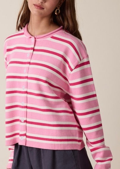 Imara Stripe Cardigan