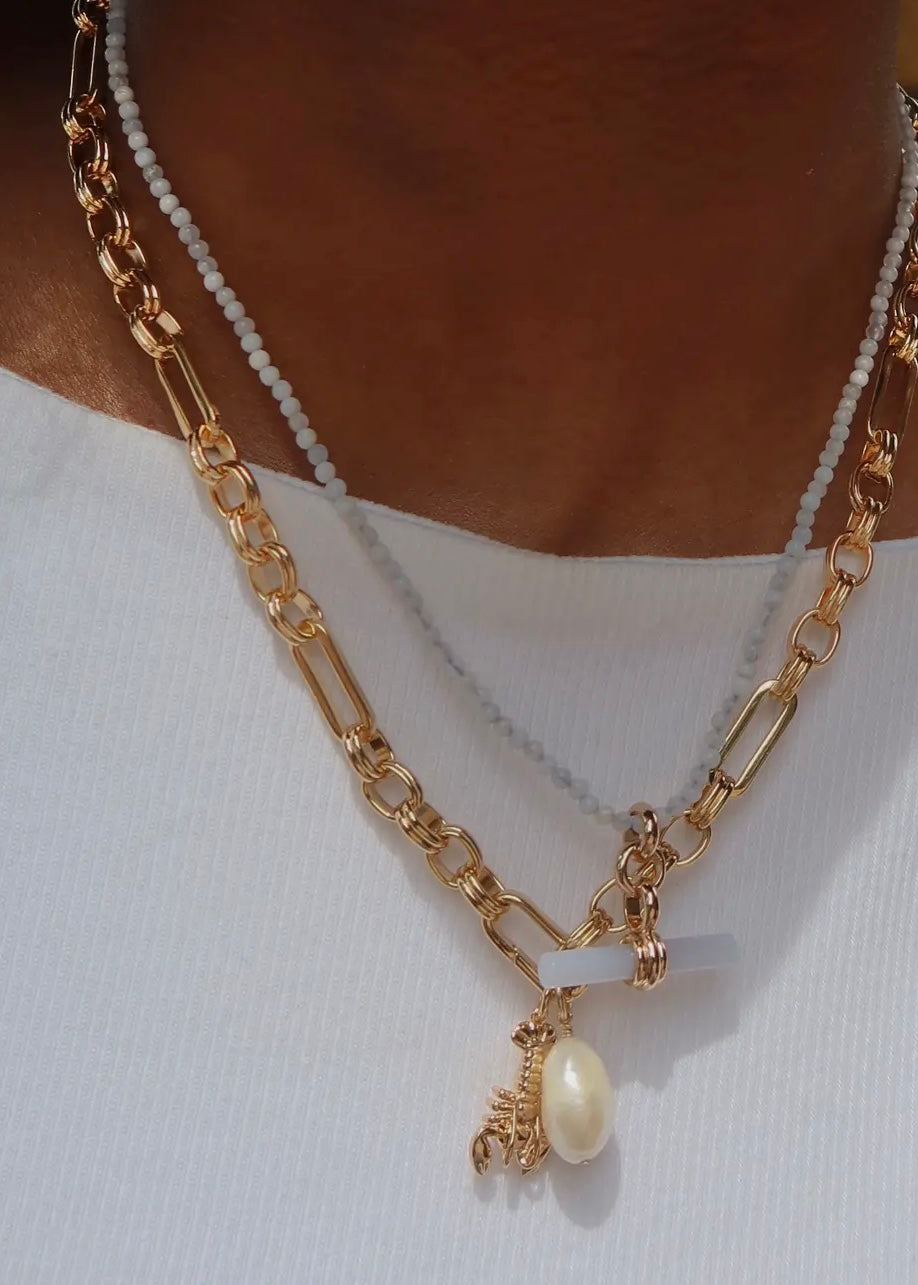 Ethel Gemstone Toggle Charm