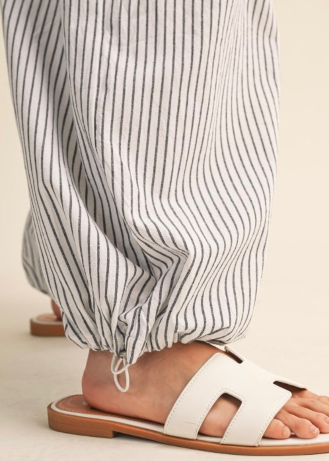 Stripe Balloon Pants