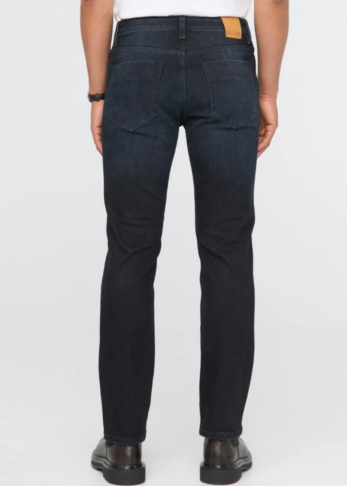 Performance Denim+ Straight - Carbon Stone