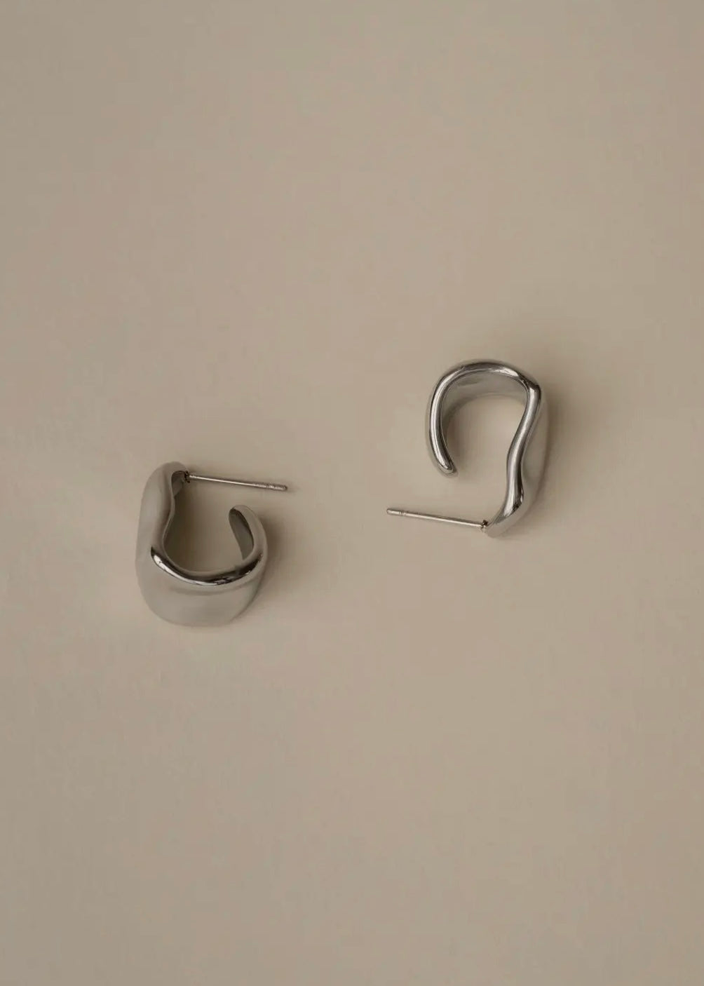 Chunky Organic Open Hoops