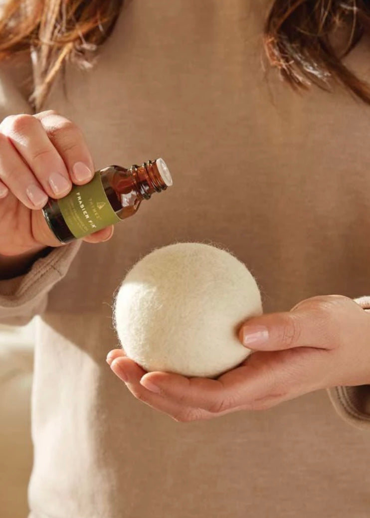 Frasier Fir Wool Dryer Balls & Laundry Fragrance Oil Set