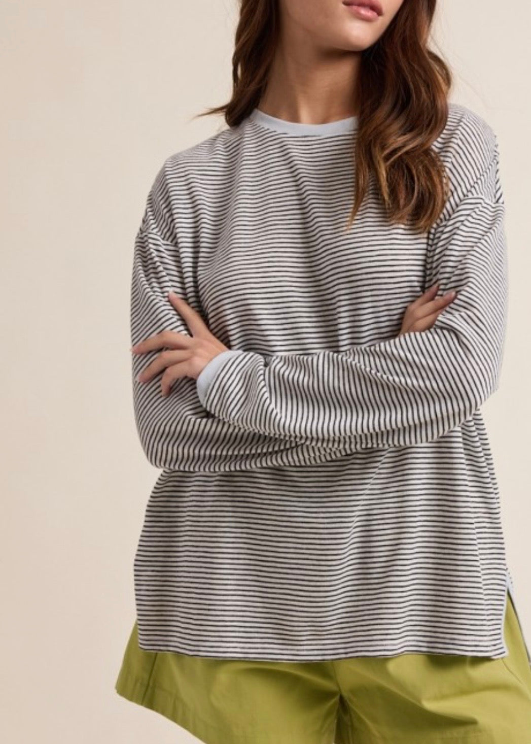 Good Morning Stripe Top
