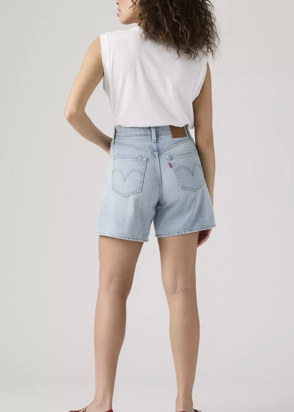 High Rise Baggy Short in Far and Wide
