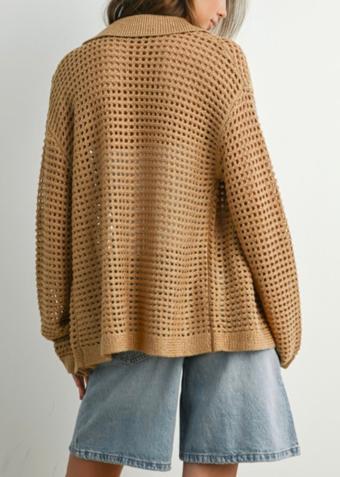 Beca Crochet Cardigan