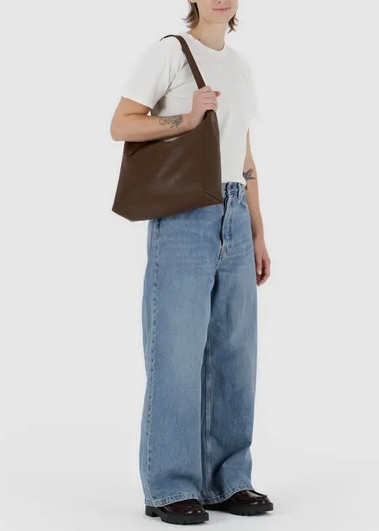 Recycled Leather Shoulder Bag