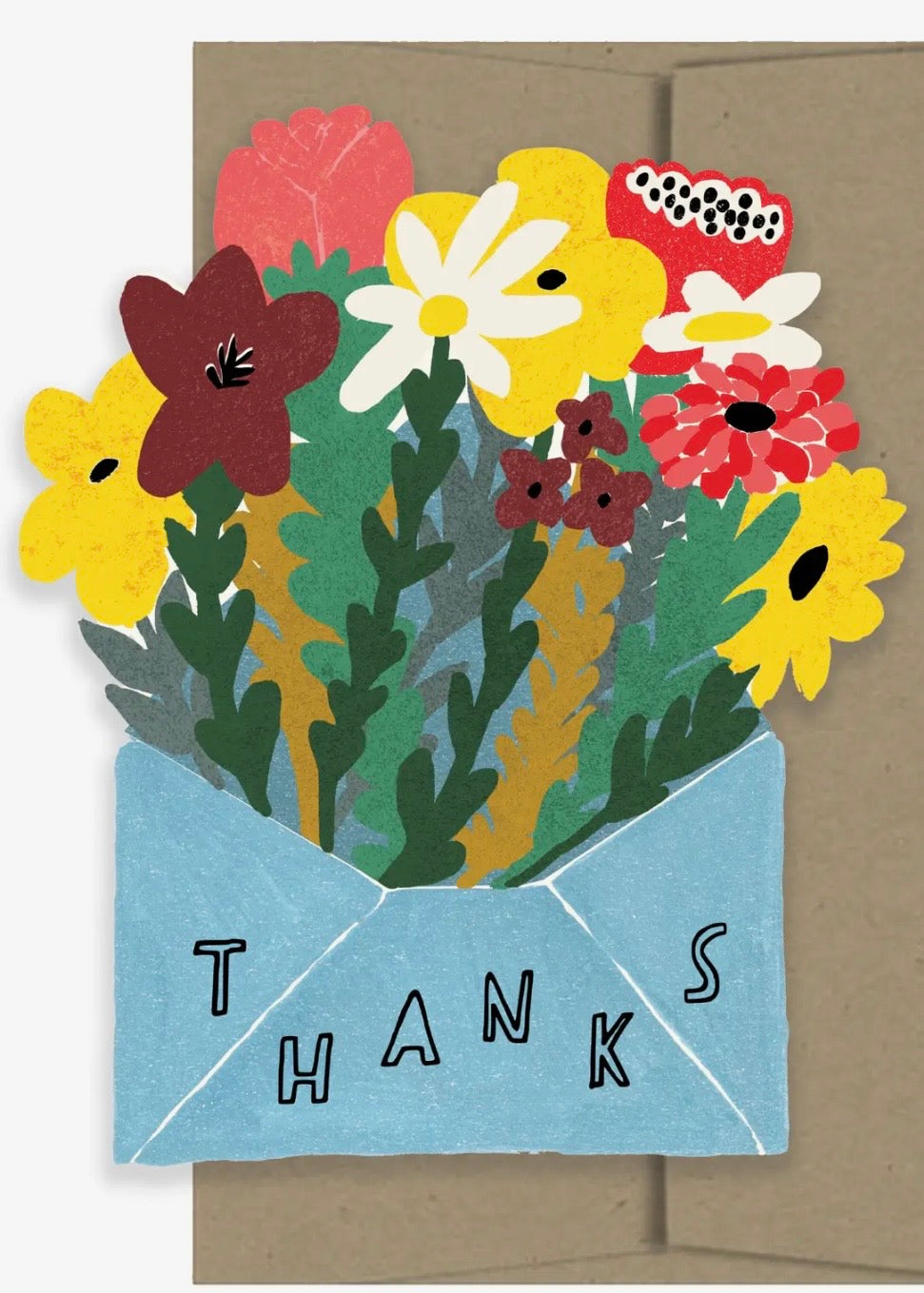 Thank You Flowers Card