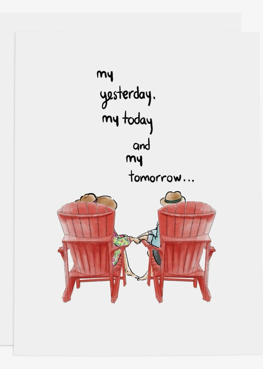 My Yesterday My Today Card