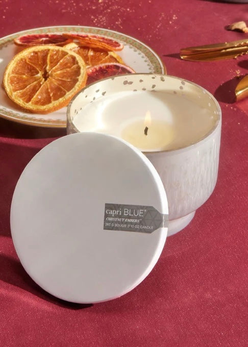 Chestnut Embers Holiday Mercury Inverted Candle