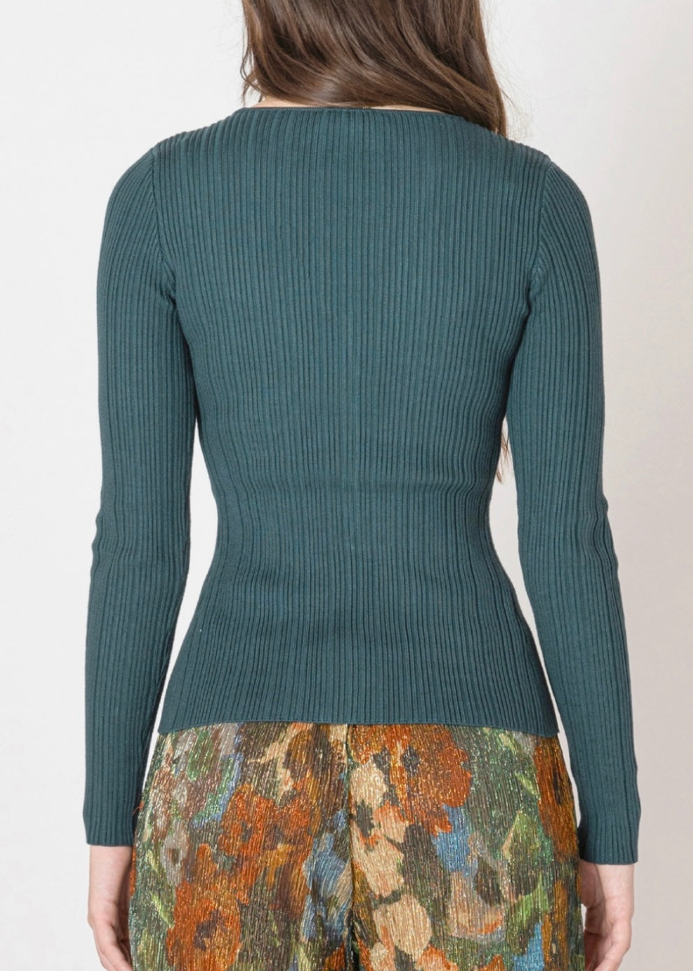 Flyaway Ribbed Sweater