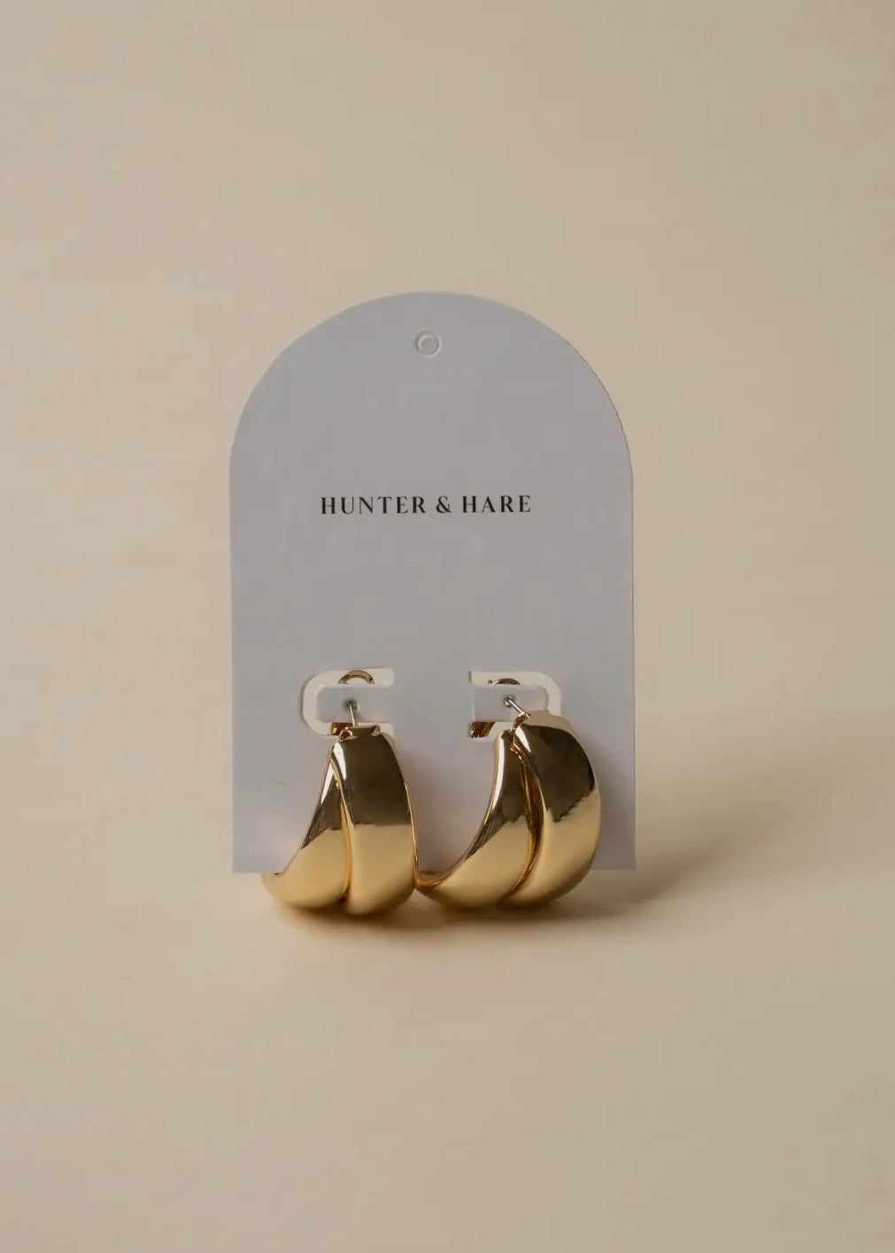 Tess Double Loop Hoop