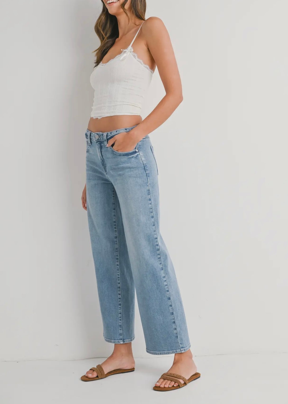 Petite Slim Wide Leg